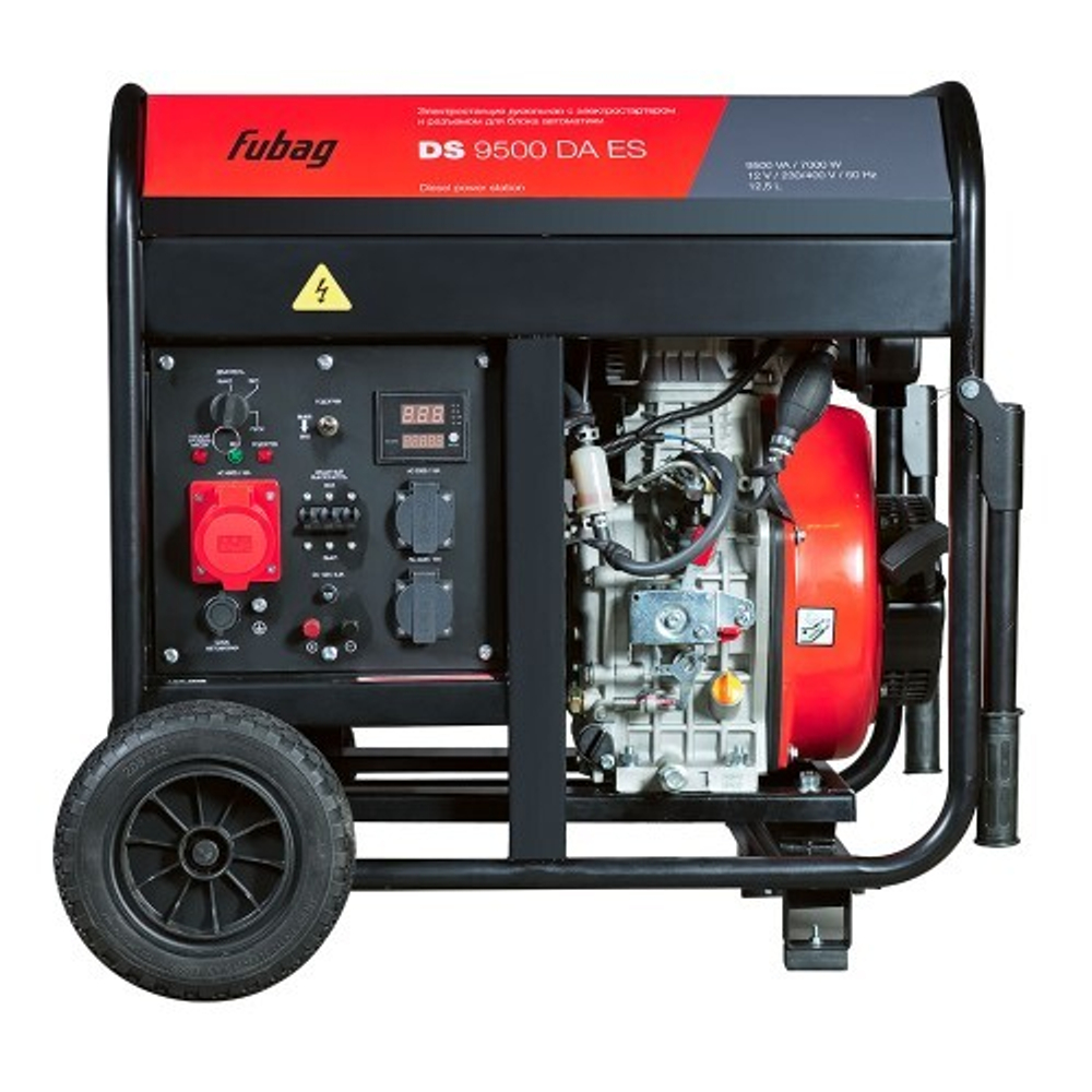 Электростанция дизельная с воздушным охлаждением FUBAG DS 9500 DA ES с возможностью авт, открытая 646239