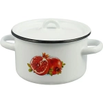 Кастрюля эмал 1,5л Гранат 1с15с