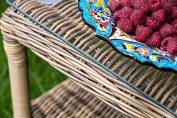 "Толедо" лаунж-зона из искусственного ротанга, цвет соломенный