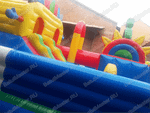 Коммерческий надувной батут "Радужный город" 10*6*3 м