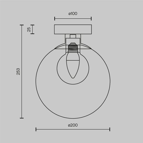 Настенный светильник (бра) Maytoni MOD521WL-01G3