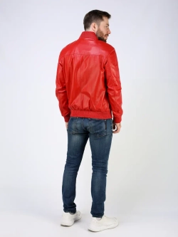 Кожаная куртка демисезонная Турция бомбер