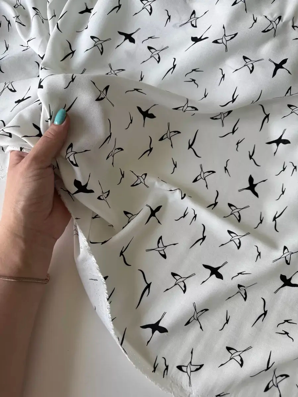 Ткань для рукоделия штапель для шитья 3 м плательная вискоза