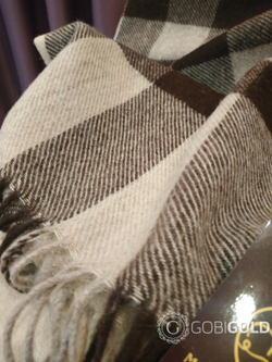 Плед из 100% шерсти ягненка 150x200 см. (MONGOLTEXTILE) - MT003