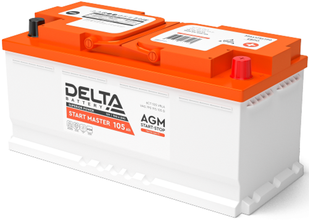 DELTA Start Master AGM 6CT- 105 аккумулятор