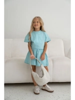 Летний костюм для девочки с шортами