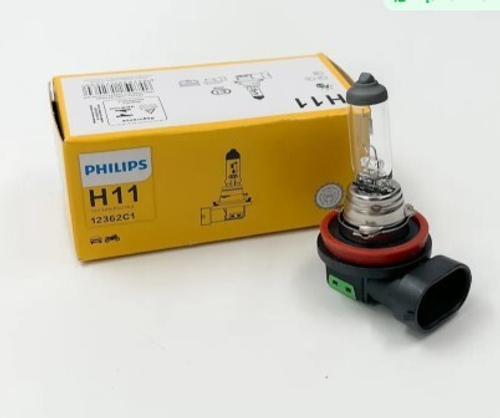 Лампа 12 В H11 55 Вт PGJ19-2 Standart галогенная Philips