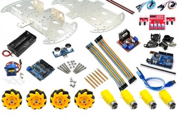 Набор для сборки шасси 4WD-робота (Omni-колеса)