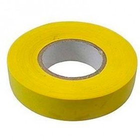 Изолента СибрТех ПВХ 15 мм x 10 м желтая (88790)