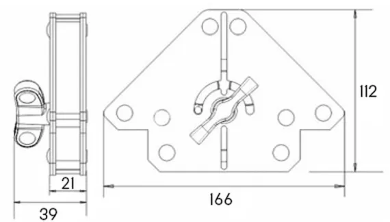 Магнитный отключаемый угольник HDWELD FM3-M