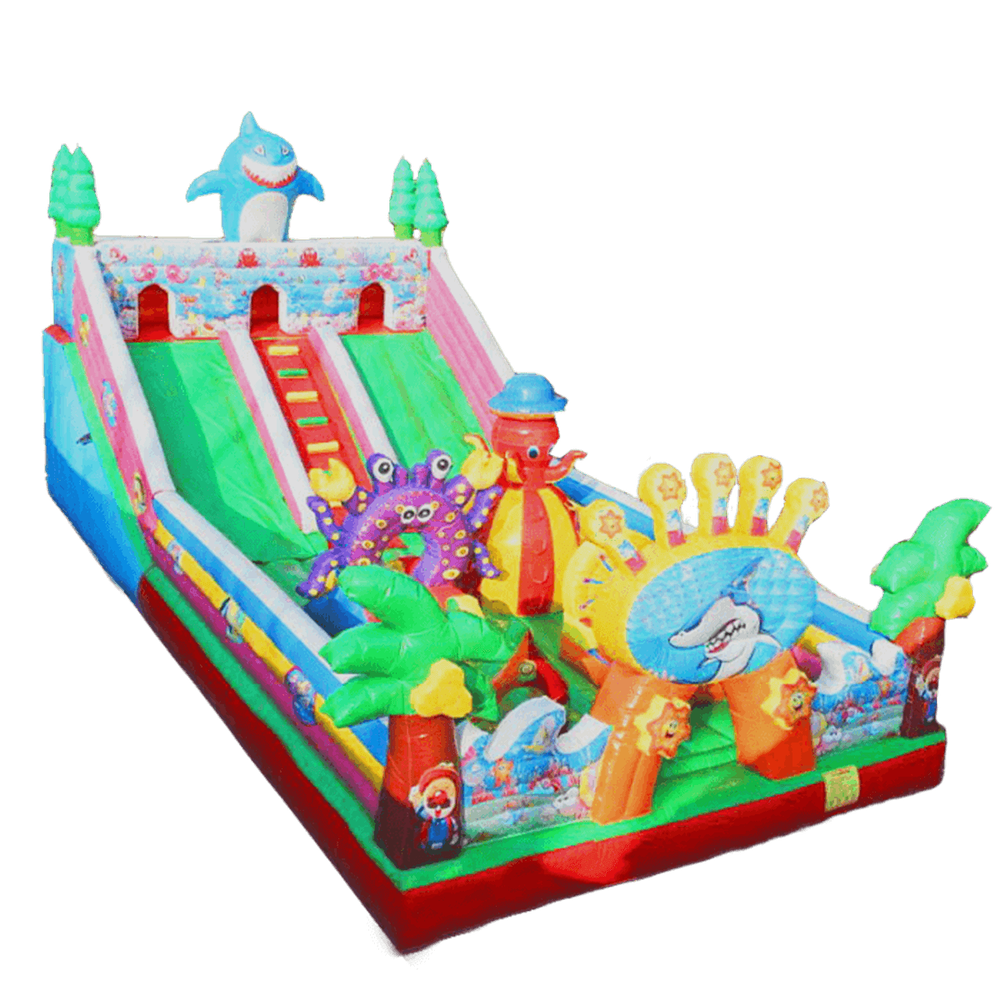 Коммерческий батут "Морские приключения" 14*7*6 м