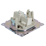 Розетка компьютерная 2-местная RJ-45 (механизм) STEKKER GLS00-7109-04, серия Катрин, шоколад 50006