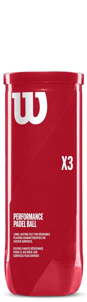 Мячи для паделя Ball Wilson Performance 3B