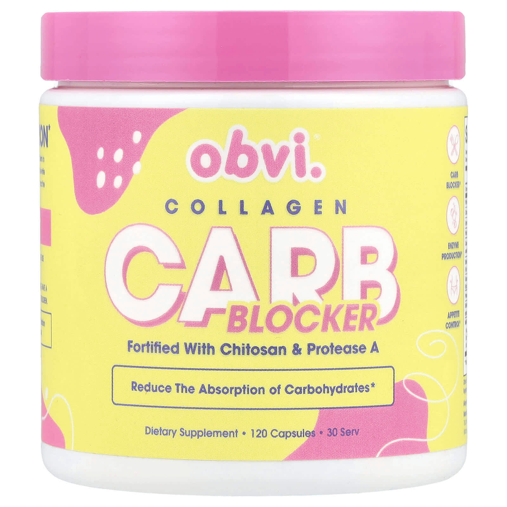 Obvi, Collagen Carb Blocker, 120 капсул