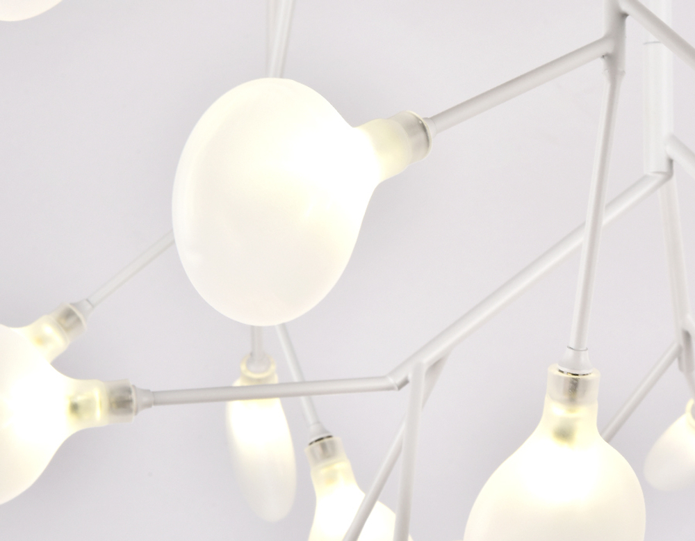 Потолочная люстра TR3018/36 WH/FR белый/матовый G4/36 max 20W D920*480 (лампы LED G4 1.5W 4200K в комплекте)