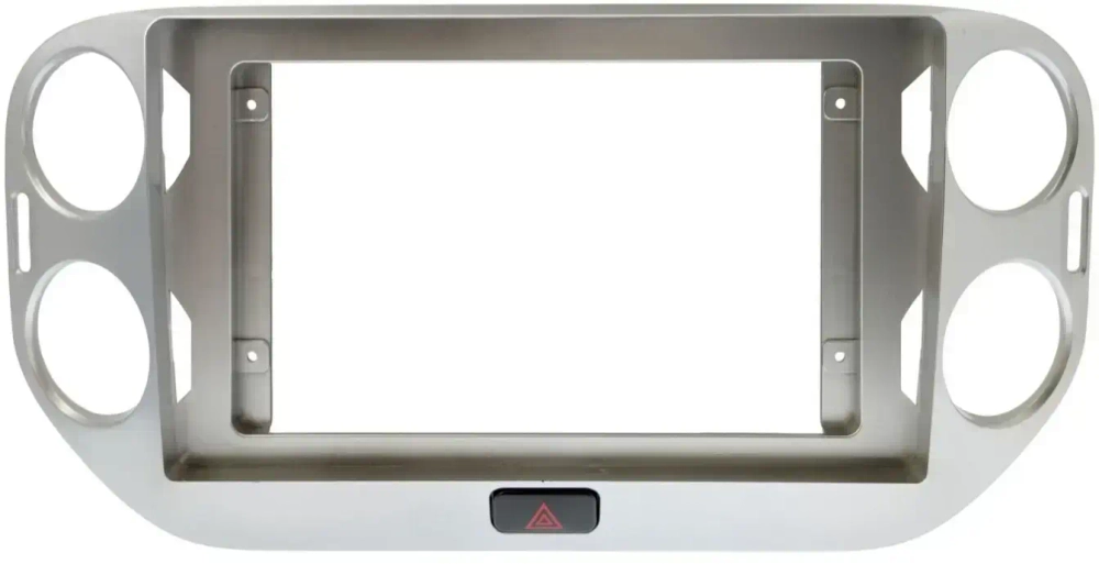 Магнитола для Volkswagen Tiguan 1 2007-2016, Golf Plus (рамка серебро, любая кнопка) - Teyes CC4-PRO монитор 13" 2K QLED на Android 13, Snapdragon 778G, 8+128, AI, CarPlay, DSP, 4G SIM-слот