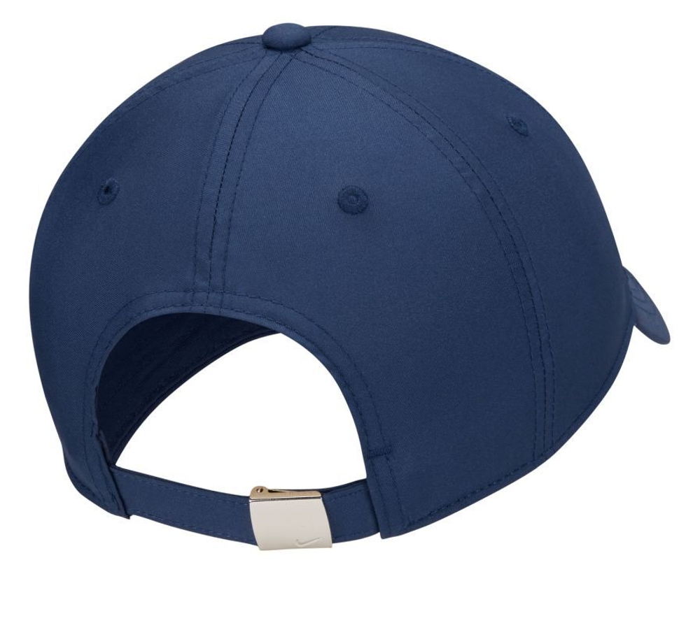 Теннисная кепка Nike Dri-Fit Club Unstructured Metal Swoosh Cap - небесный