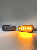 Повторители поворота на крыло диодные прозрачные тонированные для Лада Приора, Калина 2 шт