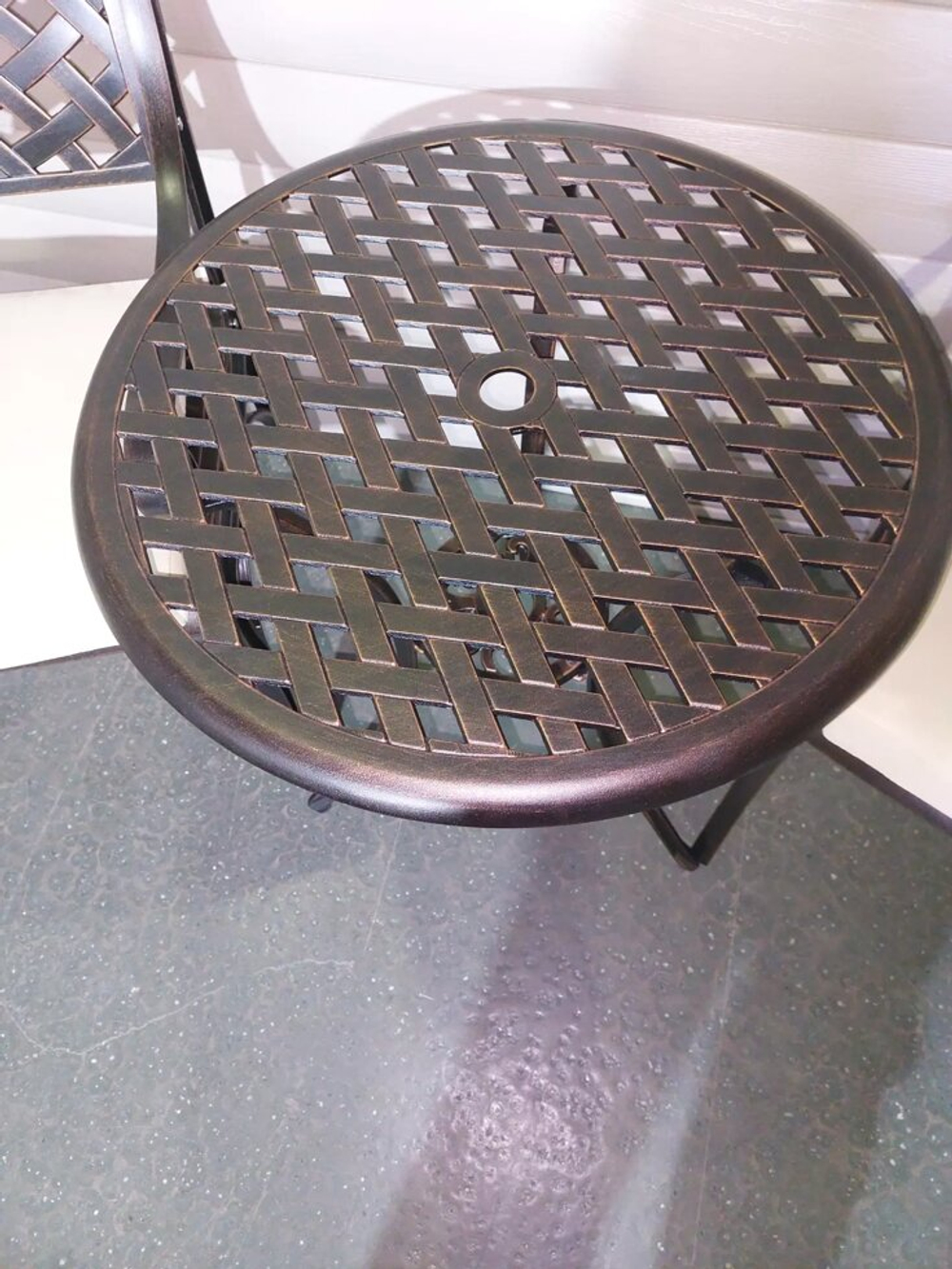 Комплект мебели из алюминия Paris 60