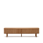 Mailen Тумба под ТВ с 2 дверцами из ясеневого шпона натуральной отделки 200 х 50 см