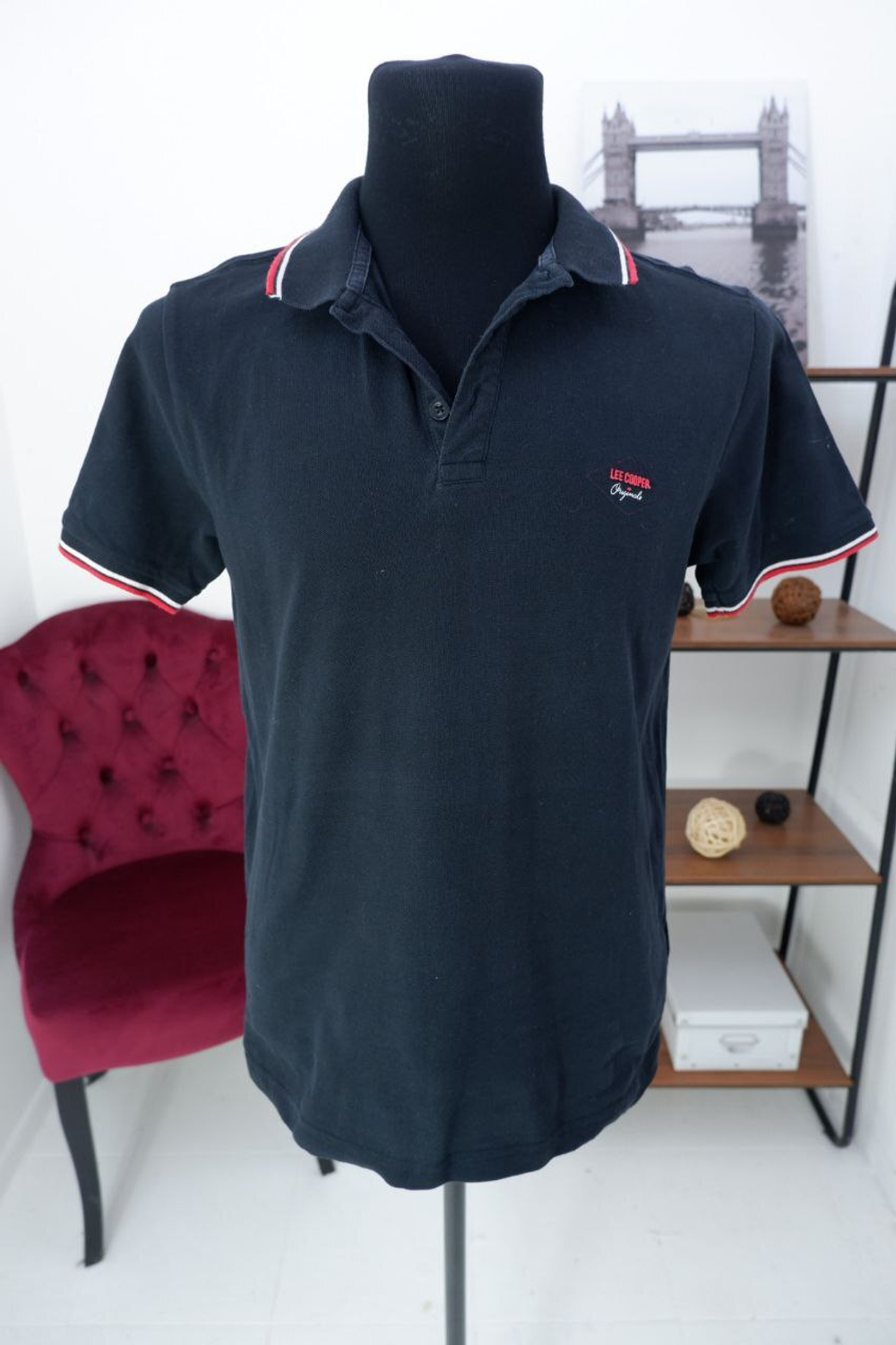 Футболка-поло Lee Cooper модная 48 размер