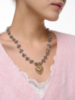 Колье "Knot Heart" Bicolor