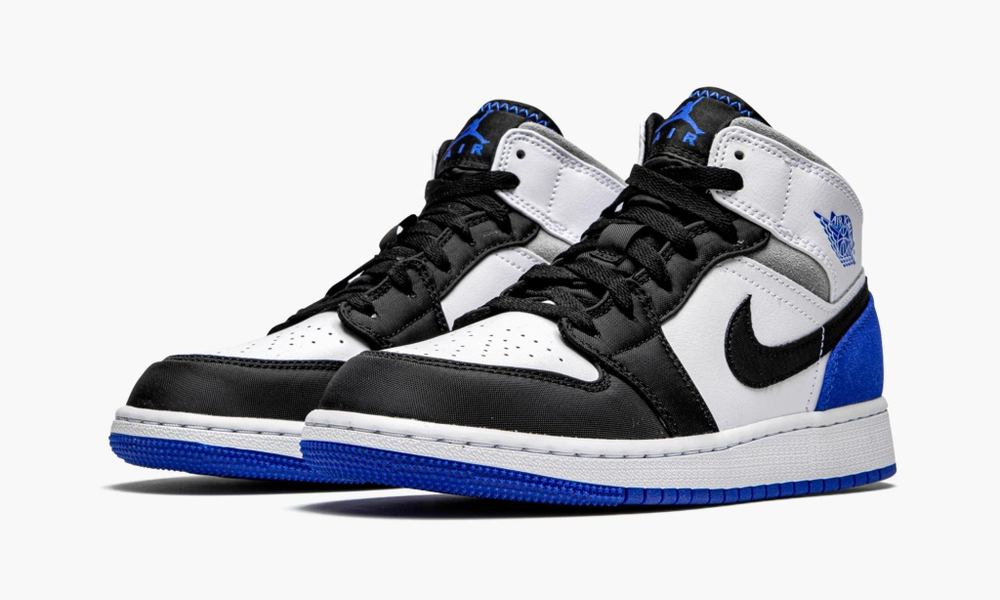 Air Jordan 1 Mid GS "Royal White"