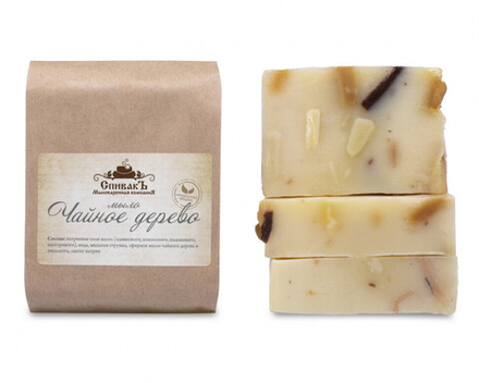 Мыло Чайное дерево, 100 г (2,15 б)