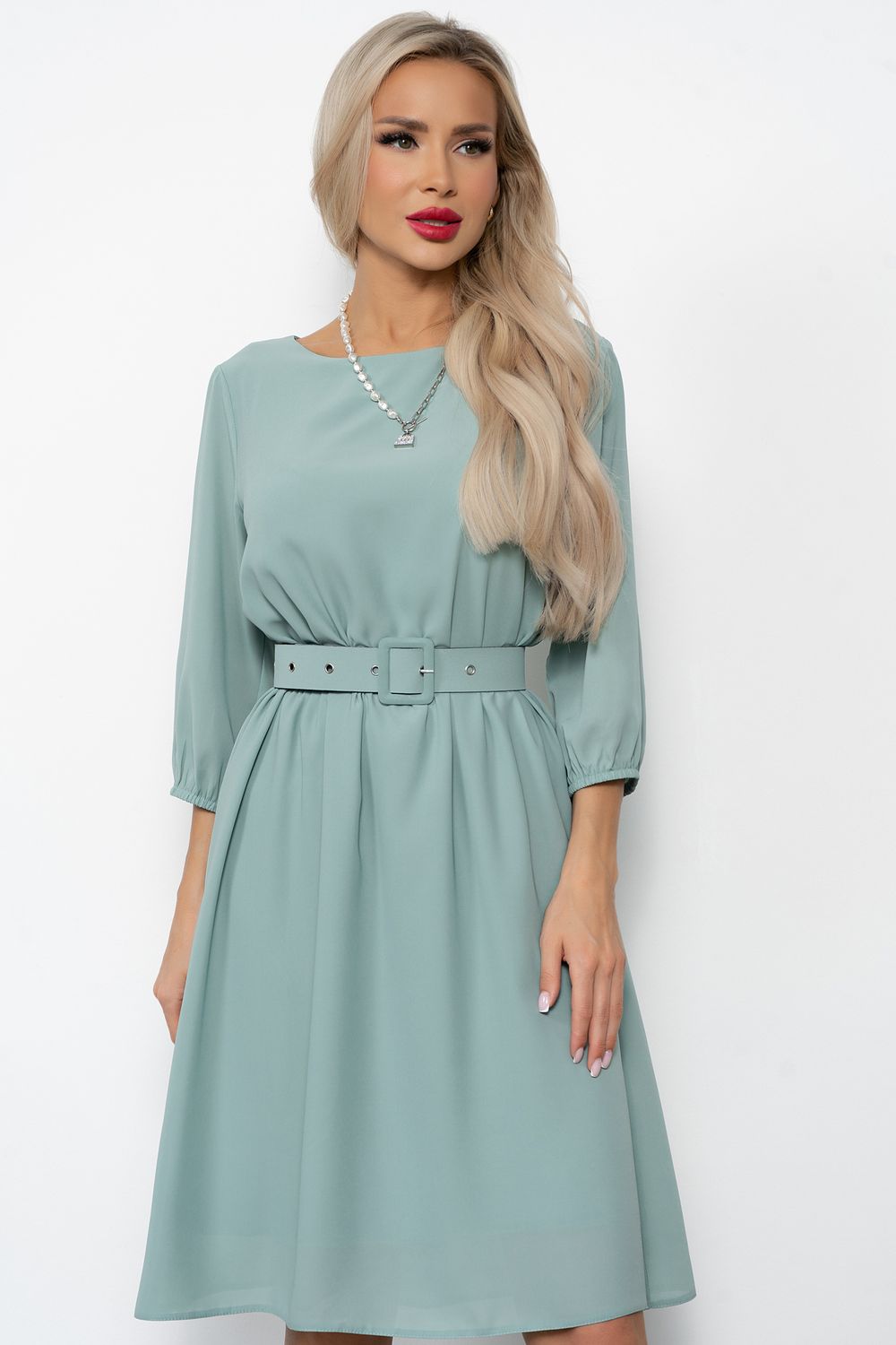 Платье Марика (фисташковый) Р11-1218 Nikol (Акция)