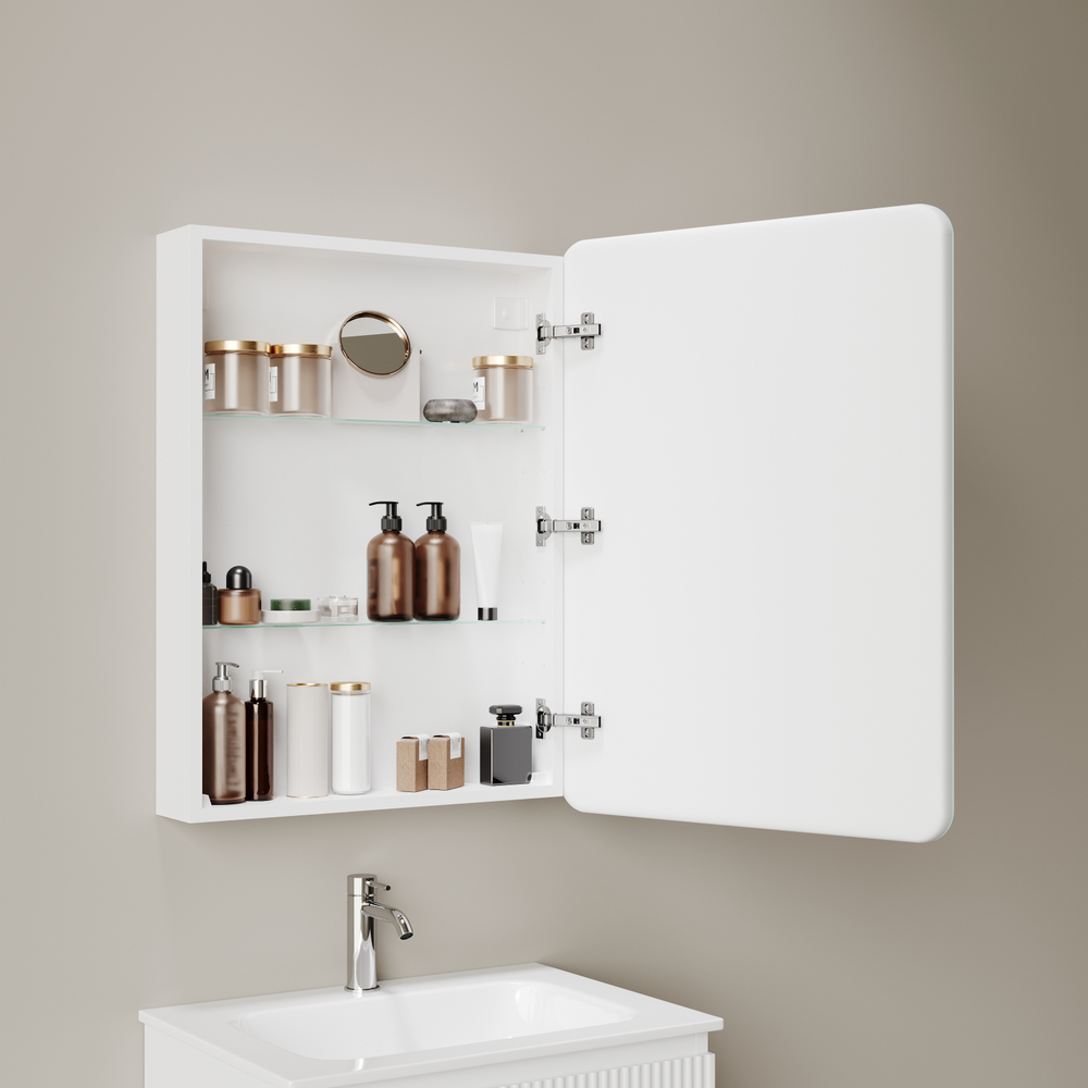 Зеркальный шкаф с LED подсветкой Sancos Diva 600х149х800, DIV600