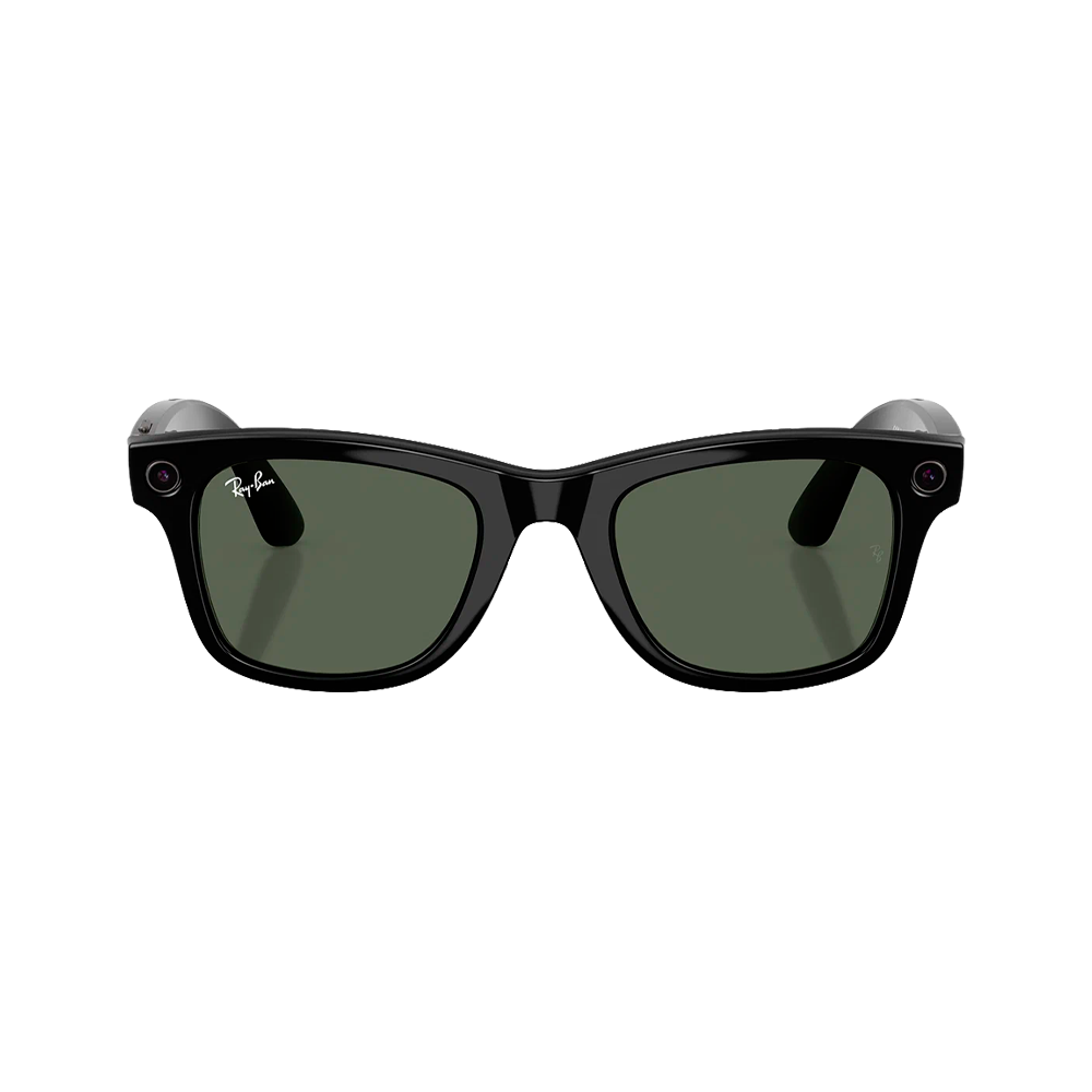 Умные очки Ray-Ban Wayfarer (Gen 2) Shiny Black / G15 Green 150 - 50
