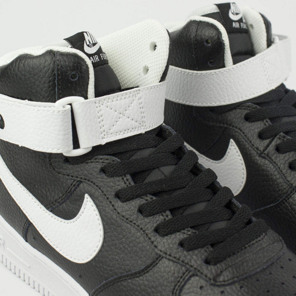 кроссовки Nike Air Force 1 Mid Black / White Ftwr.