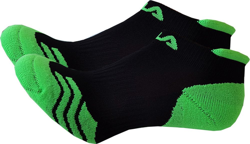 Теннисные носки Fila Calza Invisible Running Socks 2P - green flu