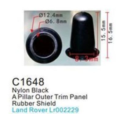 Клипса для крепления внутренней обшивки а/м Лэнд Ровер пластиковая (100шт/уп.) Forsage клипса C1648(Land Rover)