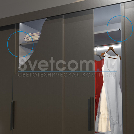 Выключатель ИК PM-6-418B двух-сенсорный на открывание двери, 12/24В