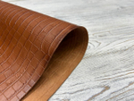 Real Crocco Cognac (1,4-1,6 мм), цв. Коричневый, натуральная кожа