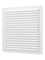 Решетка вентиляционная С сетка 195х195 пластик ERA