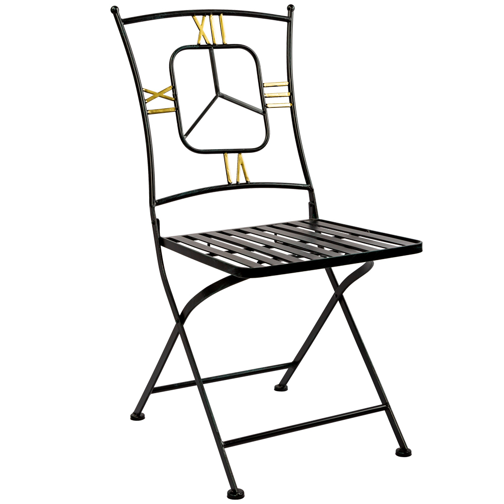 Стул складной Объект мечты Гарда черный антик OM-21061615