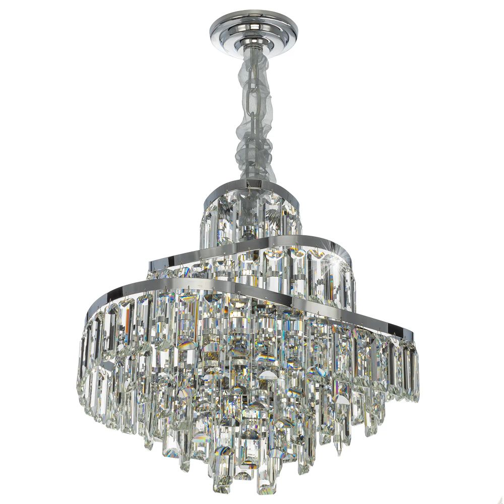 Citilux NAIAD CL315151 Люстра хрустальная подвесная Хром