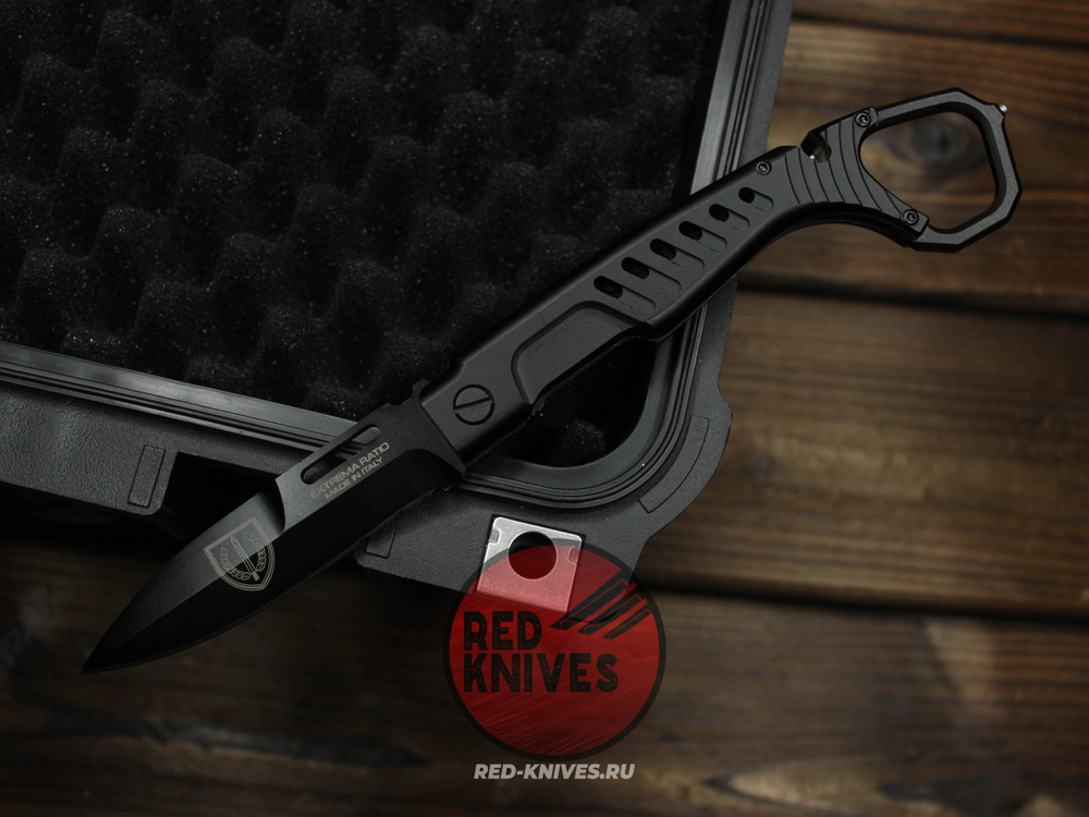 Нож Extrema Ratio MH-Stealth Black - рук алюминий