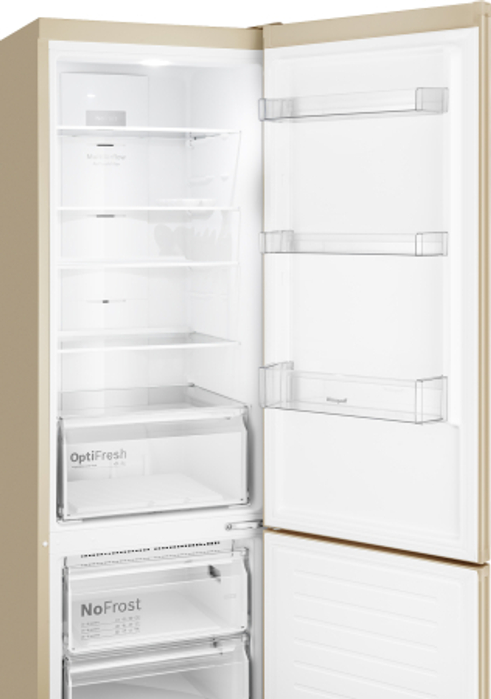 Холодильник Weissgauff WRK 2010 D Inverter NoFrost Beige Soft Close (441112)