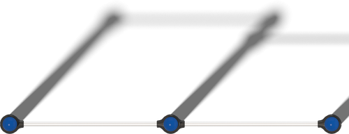 Перекладина разноуровневая высокая (паттерн Fairytale)