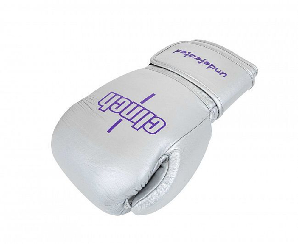 Перчатки снарядные Clinch Undefeated Russian Team серебристые C163RT