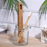 5058670 Бамбуковая зубная щётка Biocase, для взрослых, белая