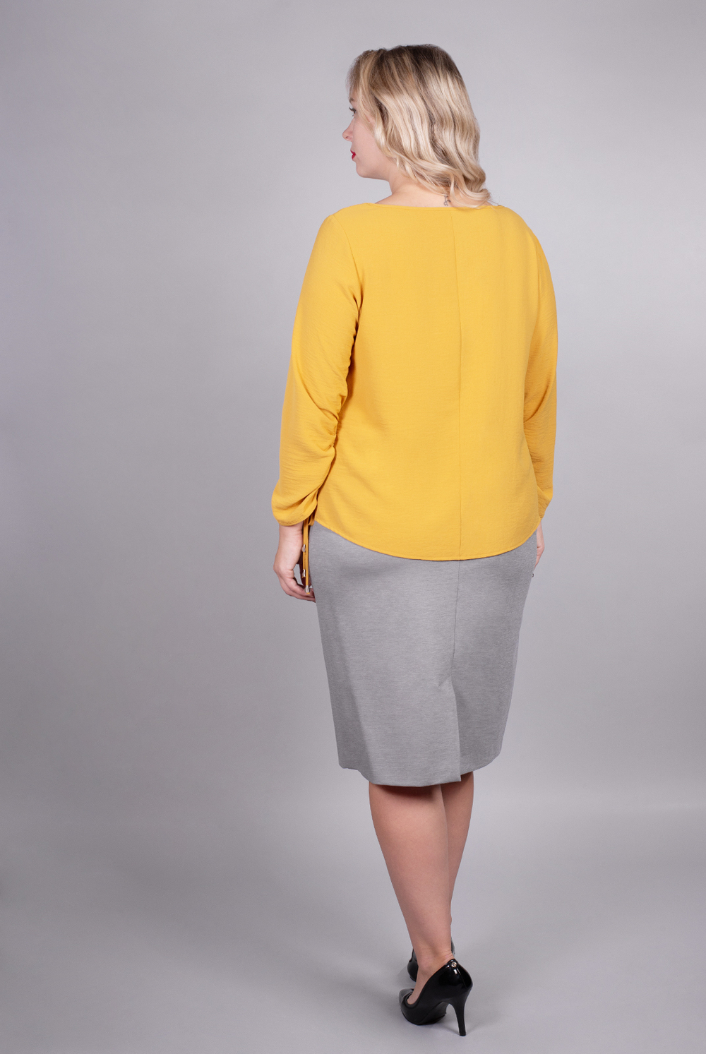 Блузка 2860ЛП, Золотой #96З092860ЛП