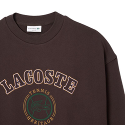 Куртка теннисная Lacoste Heritage Embroidery Fleece - brown