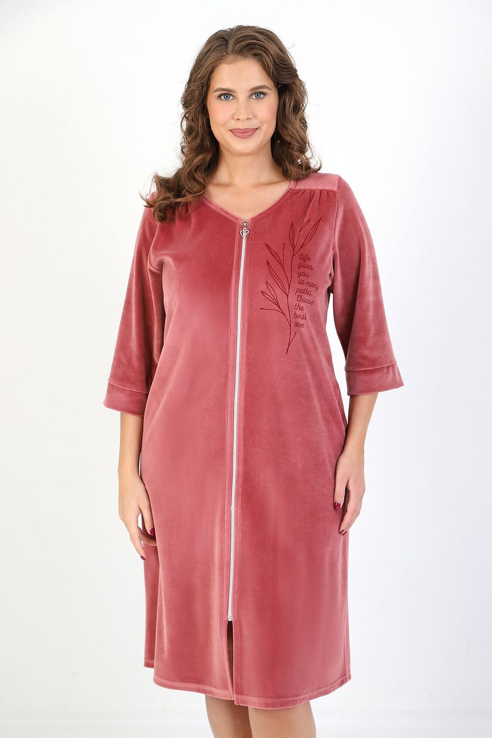 Халат Саломея Виотекс БРУСНИЧНЫЙ