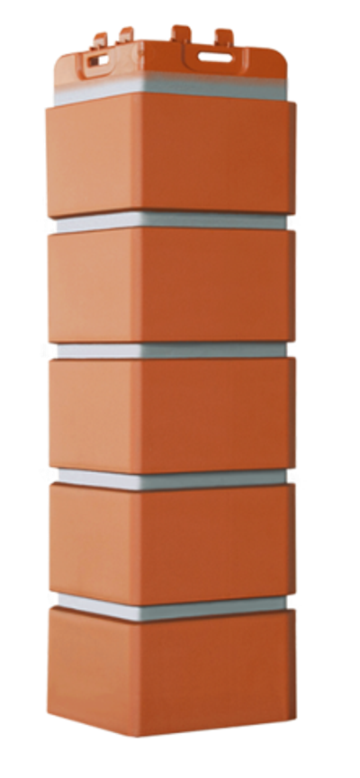 Угол "Клинкерный кирпич Премиум" - Коралловый