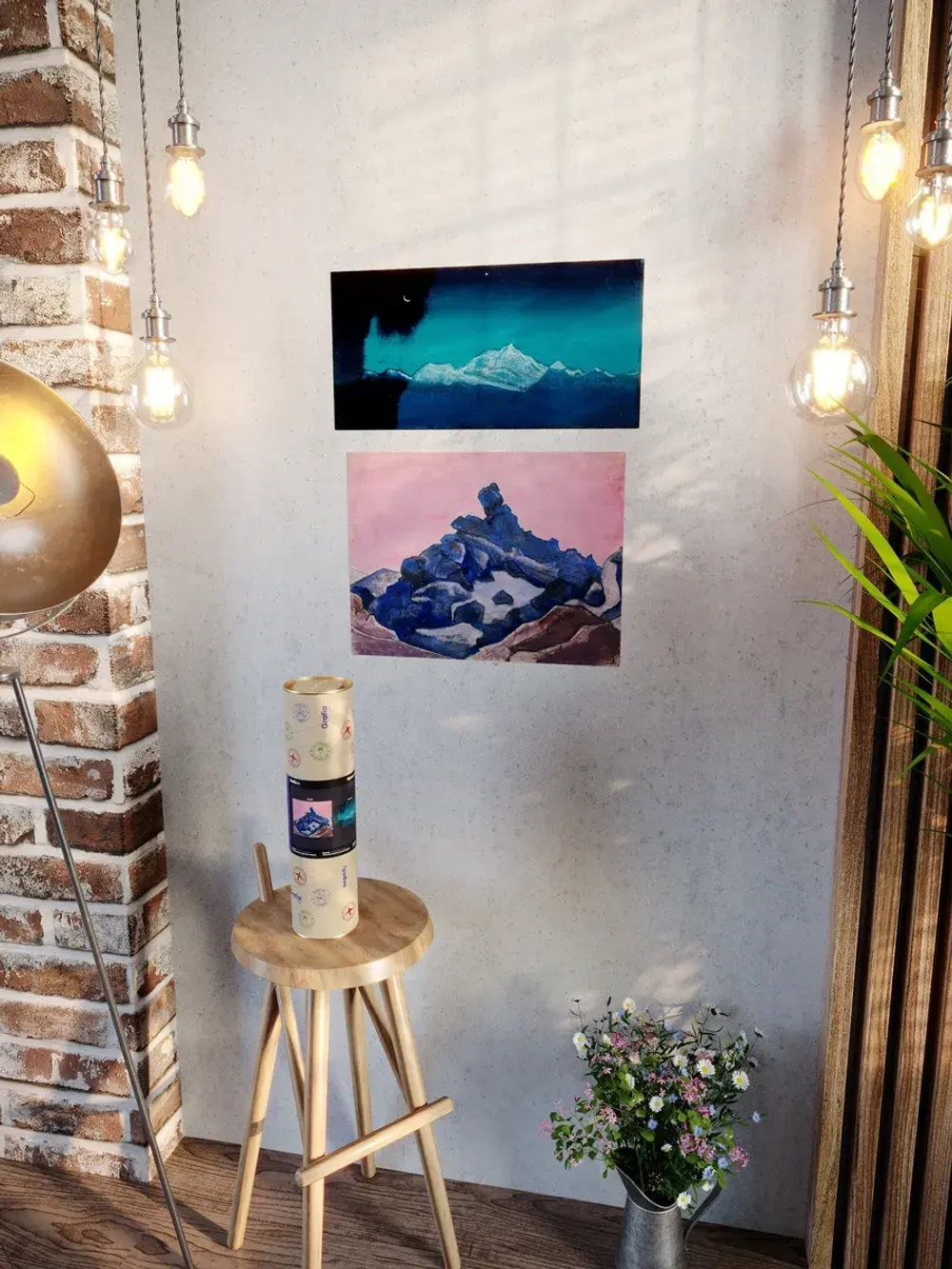 Картины-наклейки на стену для декора интерьерные №531