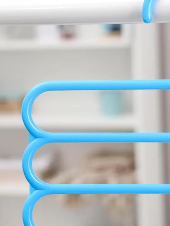 Вешалка для брюк и юбок Доляна, 5 уровней, 31×31 см, цвет МИКС